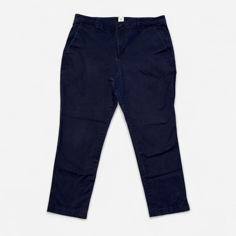 GAP Navy Blue Girlfriend Fit Chino Pants, Size Women’s 14